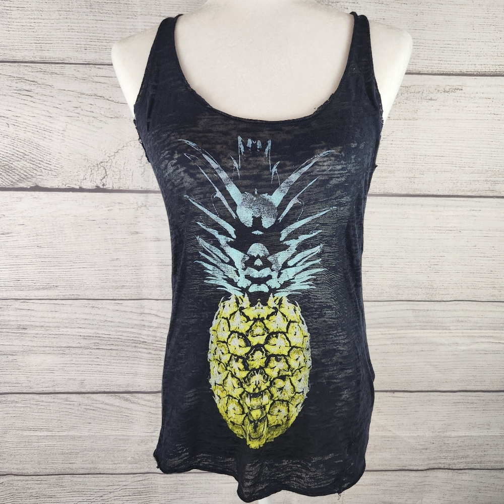 Rebellious One Pineapple Tank Top